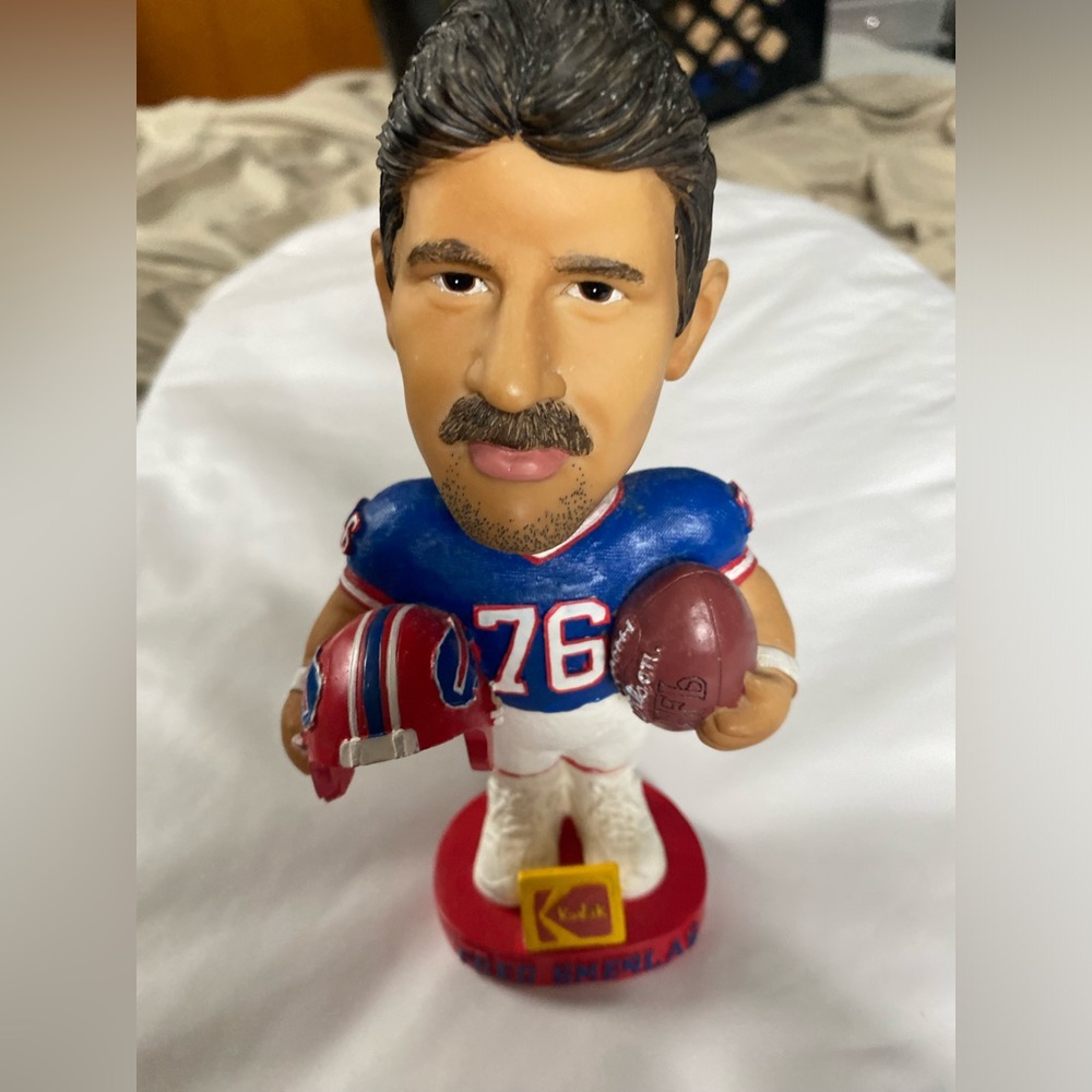 Vintage Collectible Fred Smerlas NFL Football Bobblehead  Buffalo Bills Kodak